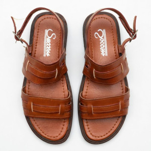 Handcrafted Brown Leather Gladiator Sandal for Men